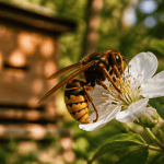 a quoi servent les frelons frelon sur fleur