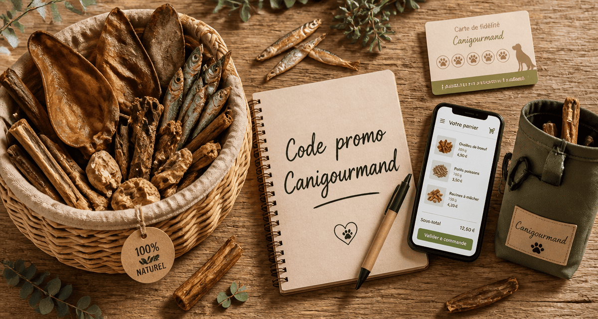 canigourmand code promo panier friandises chien