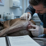 circumanalome chien examiné vétérinaire