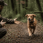 collier de rappel chien retour forêt