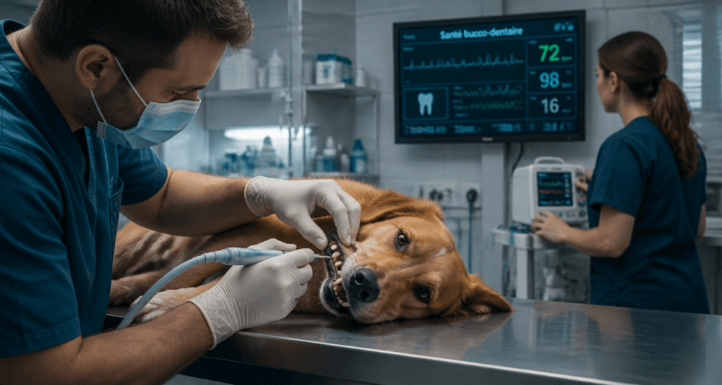 Detartrage chien danger chez le veterinaire
