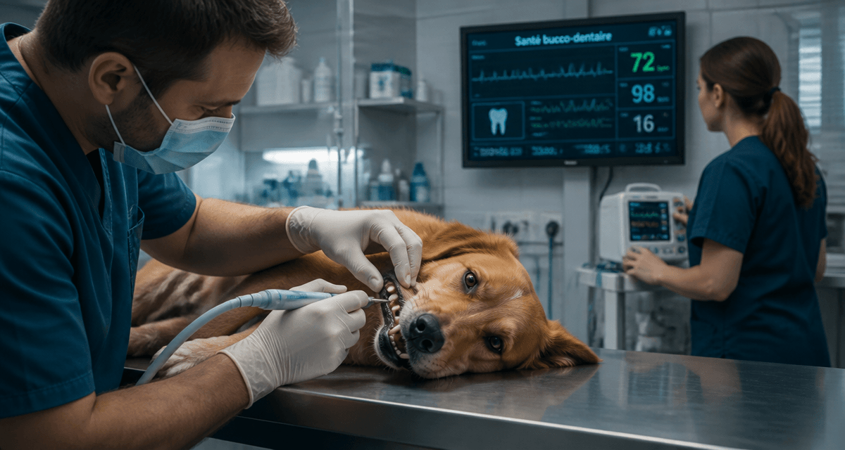 Detartrage chien danger chez le veterinaire