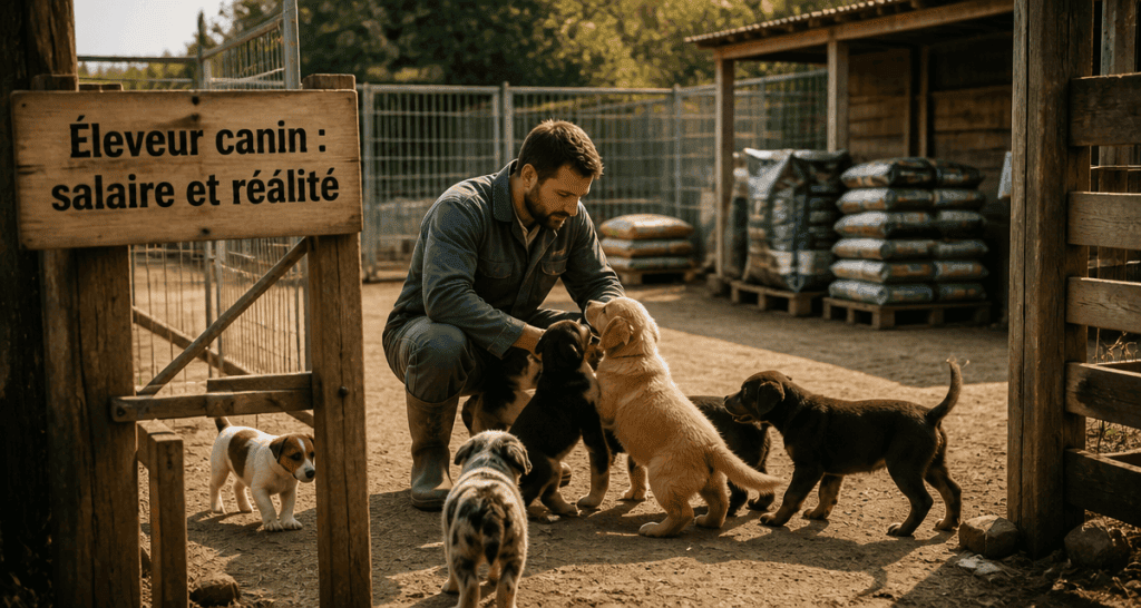 eleveur canin salaire enclos chiots