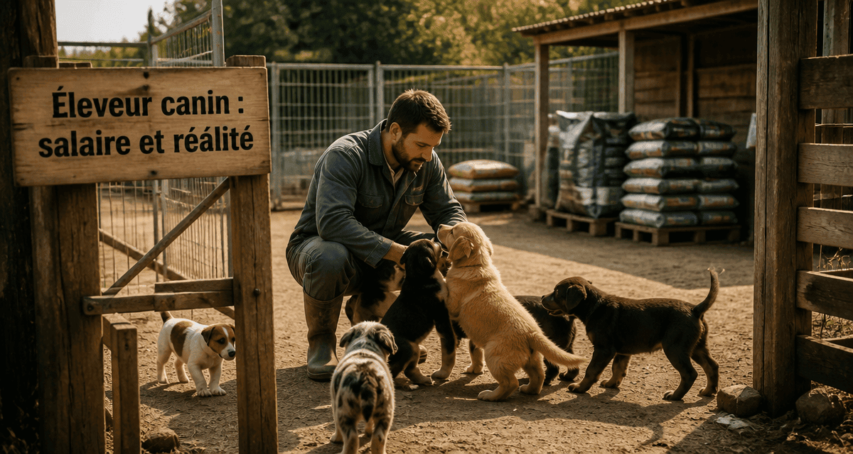 eleveur canin salaire enclos chiots