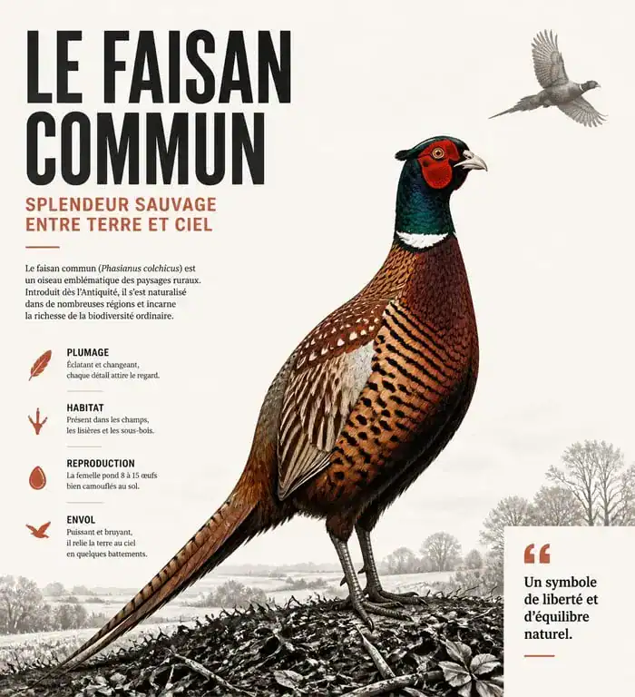 Signification symbolique du faisan qui croise votre chemin dans la nature