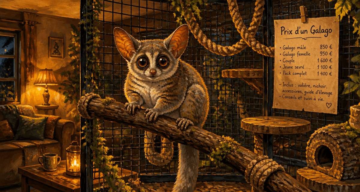 galago prix fiche volière salon