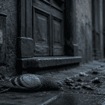 pigeon mort signification devant porte ancienne