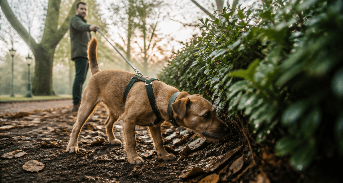 sortir son chien 1 fois par jour en laisse dans un parc