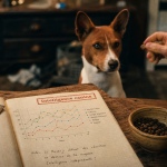 Chien le plus bête : Basenji défie l’ordre, carnet et croquettes.