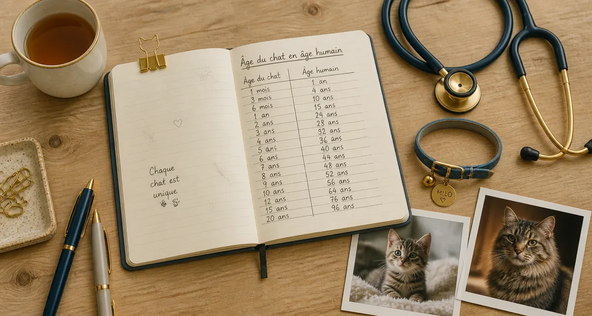 convertisseur age chat tableau carnet stethoscope
