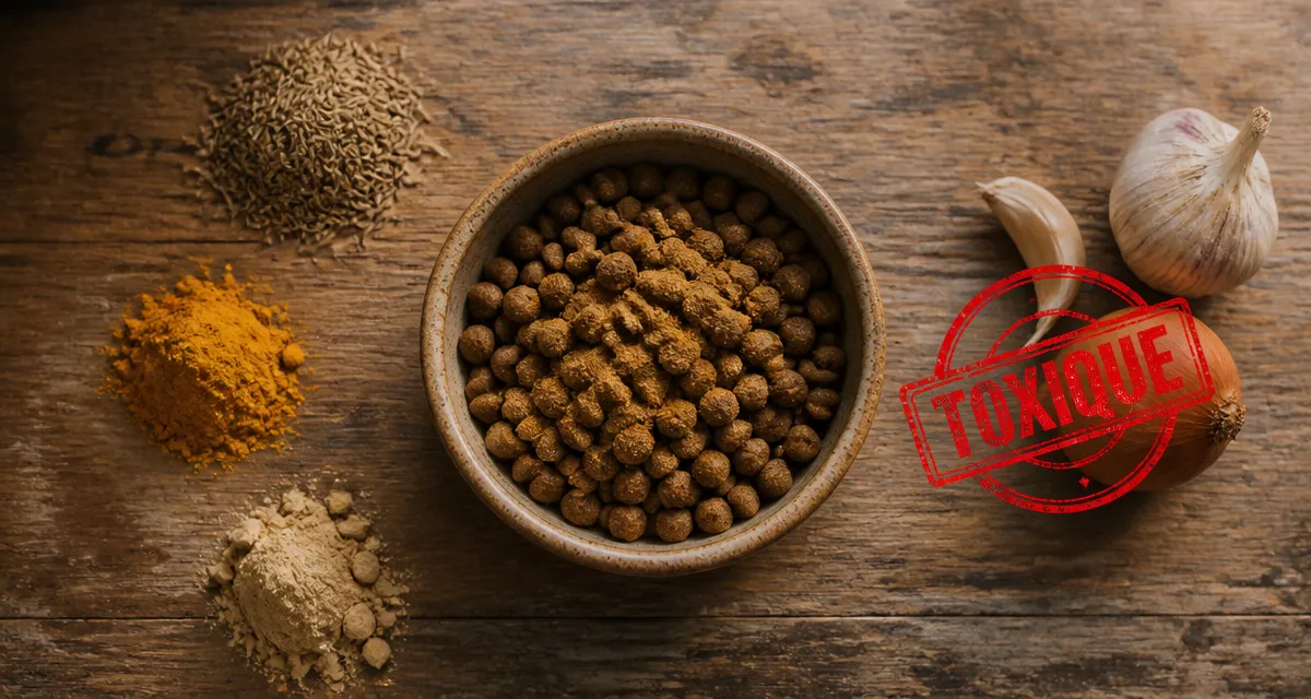 gamelle chien cumin croquettes