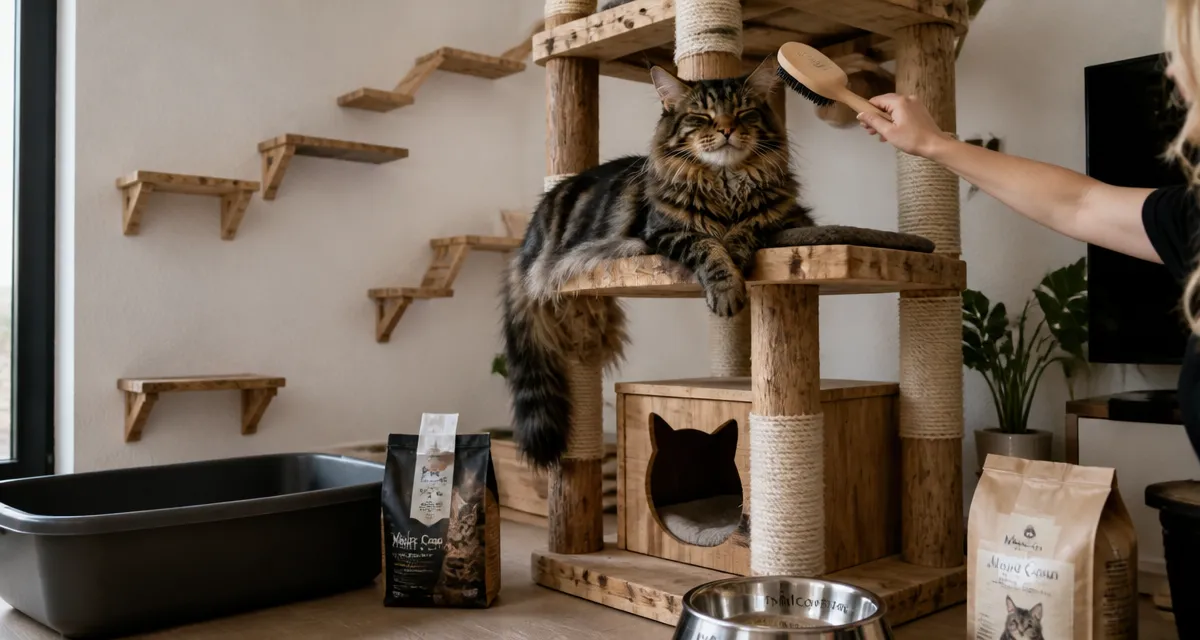 maine coon inconvénient arbre à chat et accessoires