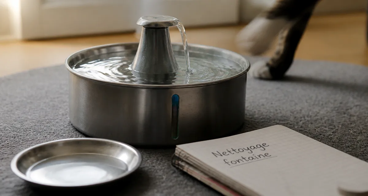 Meilleure fontaine à eau chat, entretien pour santé rénale