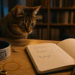 Nom de chat qui claque : carnet de prénoms et chat curieux