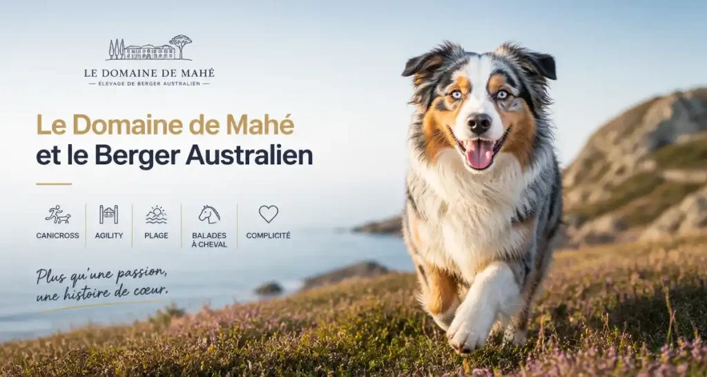 Le Domaine de Mahé et le Berger Australien