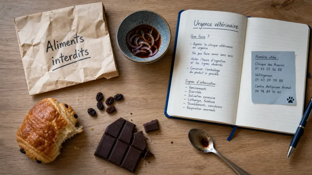 Aliments toxiques pour les chats : chocolat, oignon et raisin secs