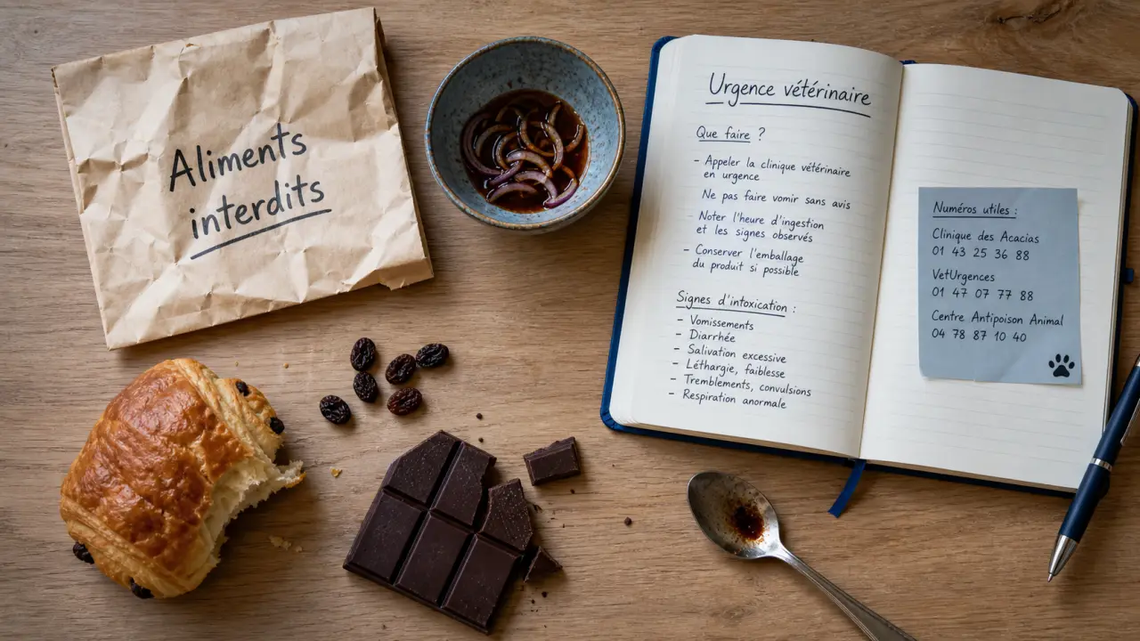 Aliments toxiques pour les chats : chocolat, oignon et raisin secs