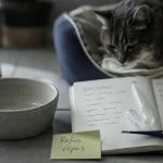 Comment meurt un chat qui ne mange plus : gamelle vide, notes médicales, refus repas