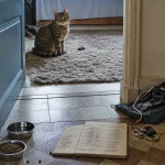 Est ce que les chats ont la notion du temps ? Routine d’alimentation et absence devant une porte
