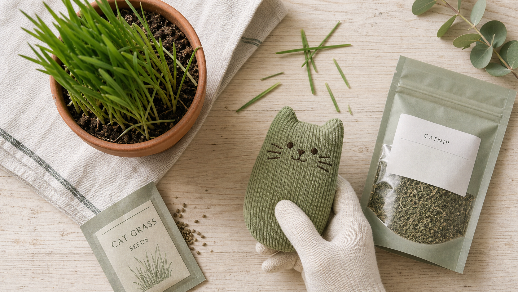 Herbe a chat : graines fraîche, séchée et à semer