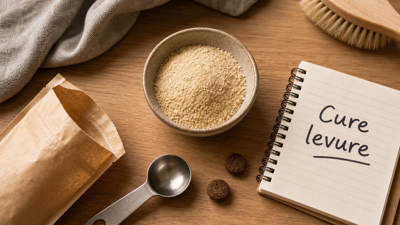 Levure de biere chien en poudre pour poil et digestion