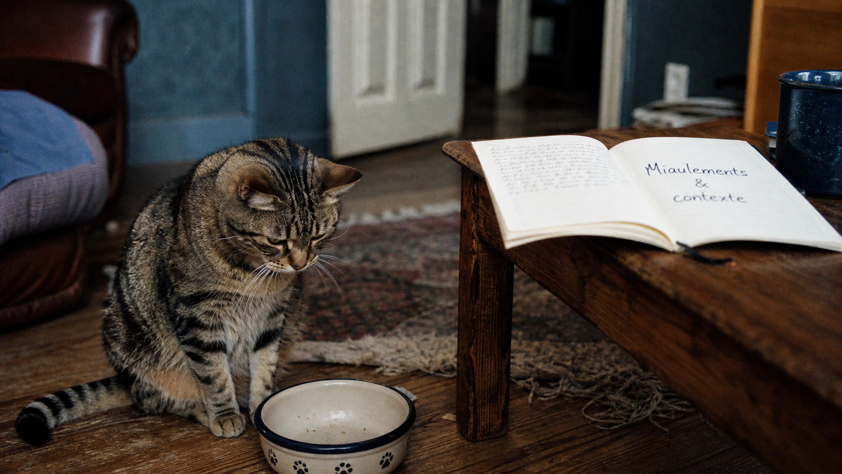 Mon chat n'arrête pas de miauler, gamelle vide, stress ou douleur