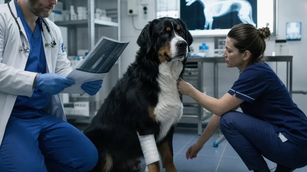 Ostéosarcome chez le chien : boiterie, gonflement, fracture, les signes qui doivent alerter