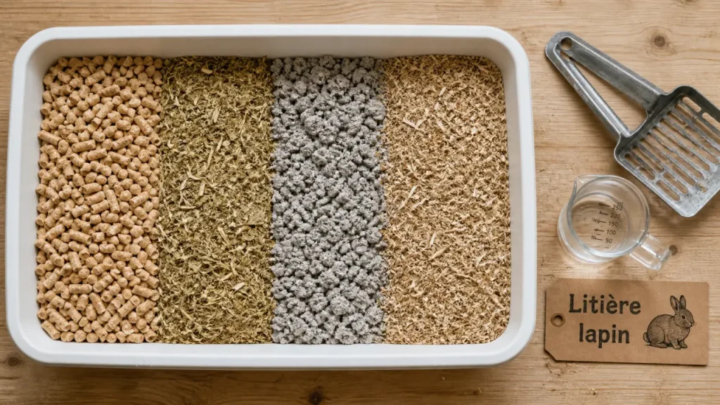 Quelle litière pour lapin choisir ? Absorption, confort, sécurité