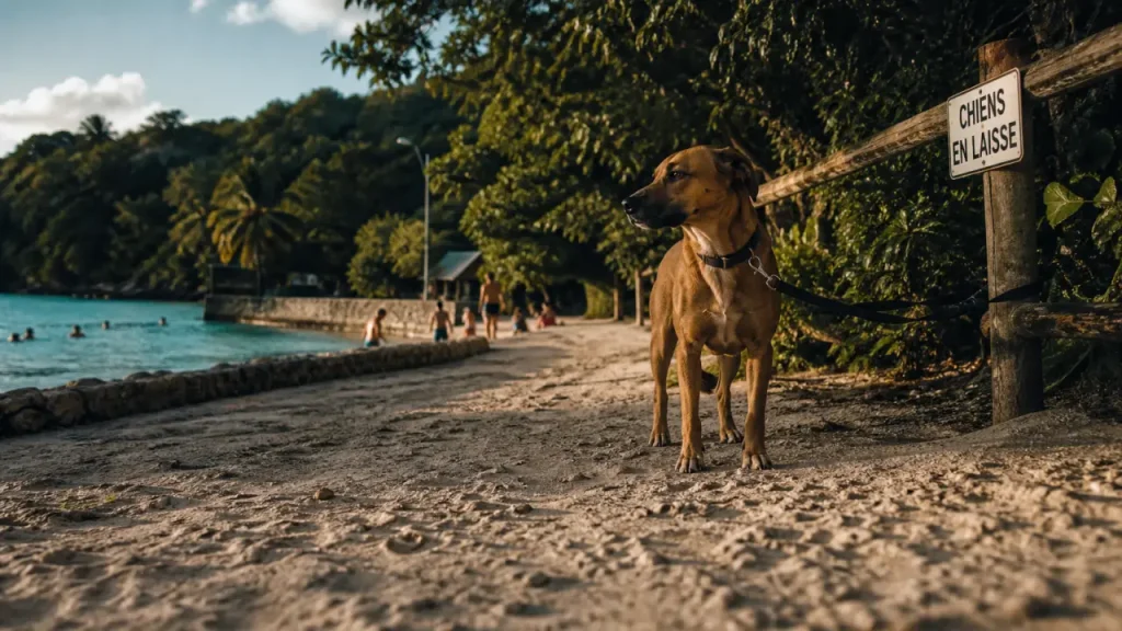 Où aller avec son chien en Martinique ? Anse Corps de Garde, laisse et tolérance locale