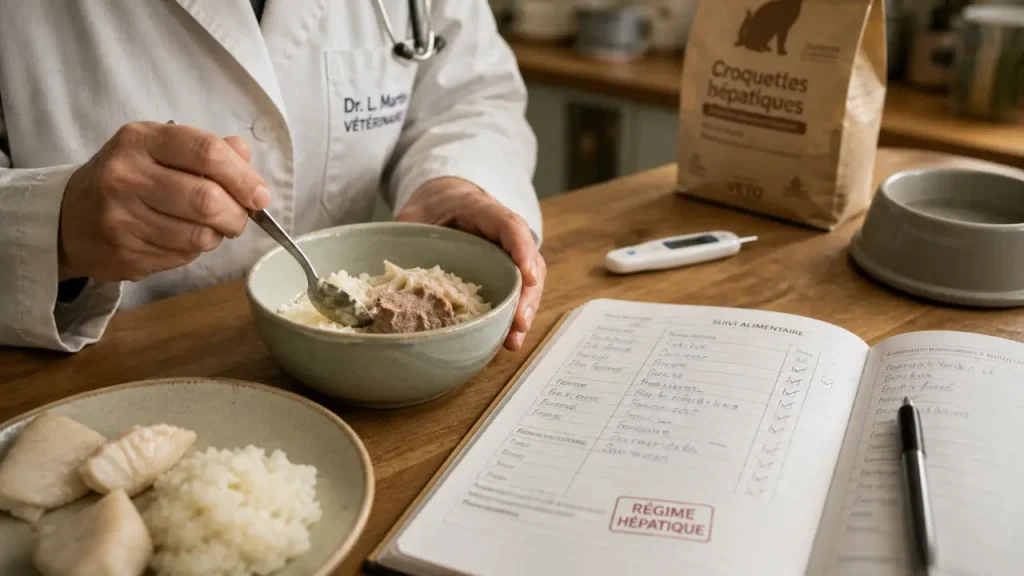 Problème de foie chez le chien : ajuster l’alimentation, le cuivre et les protéines