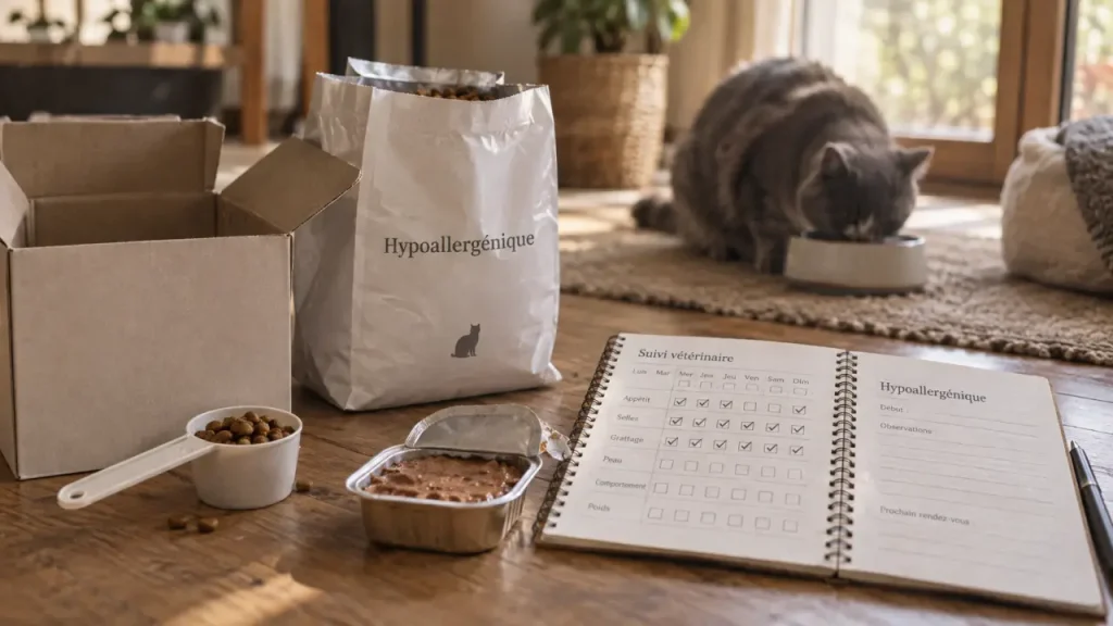 Alimentation hypoallergénique pour chat : le bon choix dépend du diagnostic et de la composition