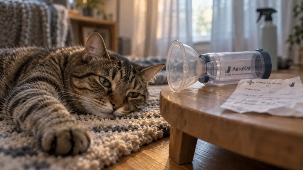 Un chat asthmatique peut vivre longtemps, à condition de maîtriser les crises