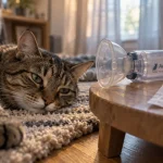 Asthme chat et espérance de vie : inhalation pour éviter les crises