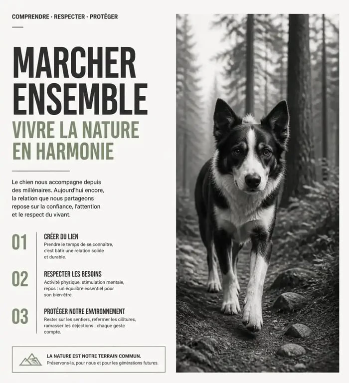 Promenade pour chien en forêt, conseils pour une sortie réussie avec son animal