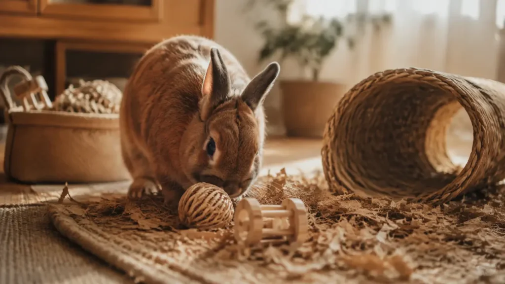Quels jeux pour lapins choisir pour ronger, fouiller et se dépenser sans danger ?