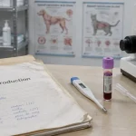 Reproduction chien : suivi vétérinaire, saillie et mise-bas, dossier “Suivi reproduction” sur table