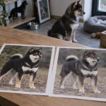 Shiba inu noir : noir et feu ou noir sésame, urajiro