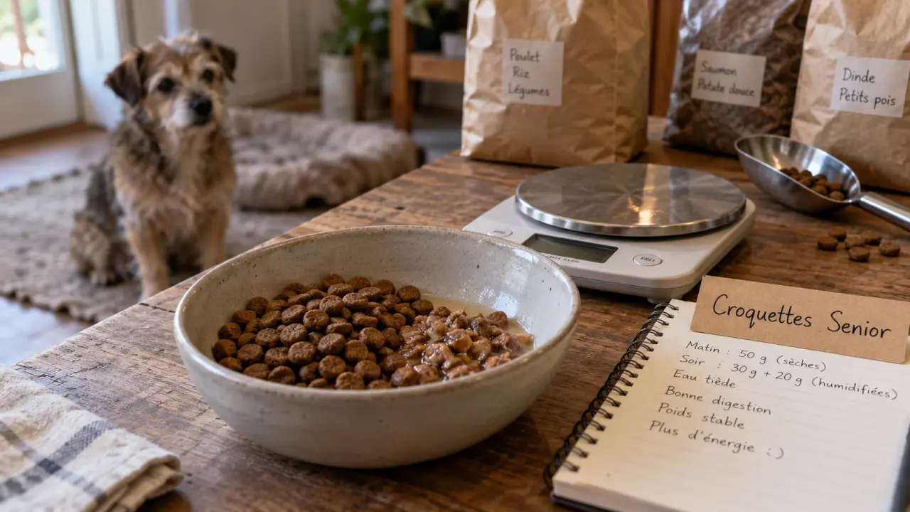 Meilleures croquettes chien senior selon le poids : croquettes pour chien senior