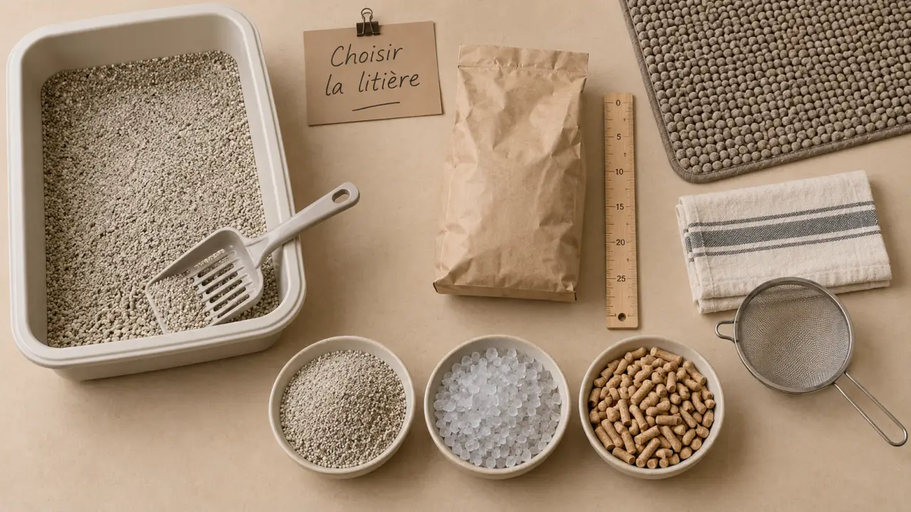 Quelle litiere choisir : litiere pour chat, textures et odeurs